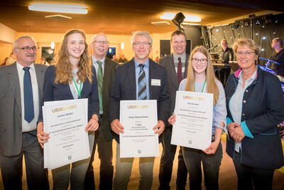 Siegerehrung beim 35. DLG-Bundeswettbewerb Melken am 25.04.2018 in Echem