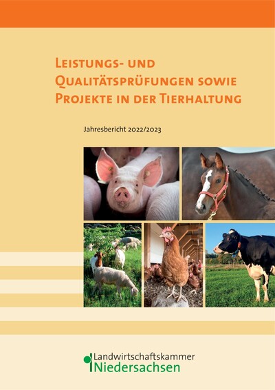 Titelblatt Jahresbericht Tierhaltung 2022-23