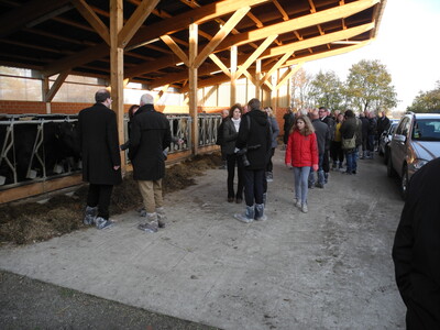 Besichtigung des Betriebes durch die Besucher