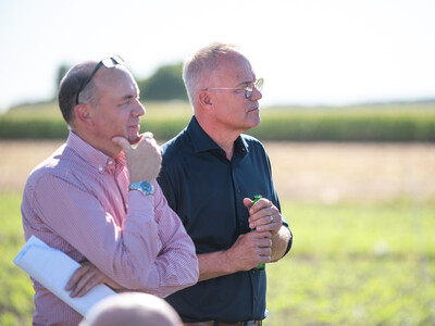 LWK-Vorstandsmitglied Markus Gerhardy (links) und Matthias Miersch