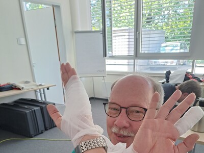 So sehen professionelle Verbände aus. - © Anne Dirking So sehen professionelle Verbände aus.