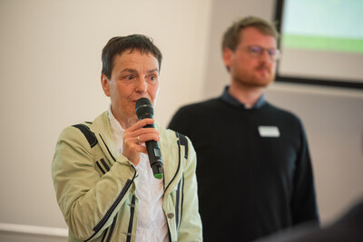 Dr. Christine Kalzendorf (LWK) und Dr. Tammo Peters (LWK)