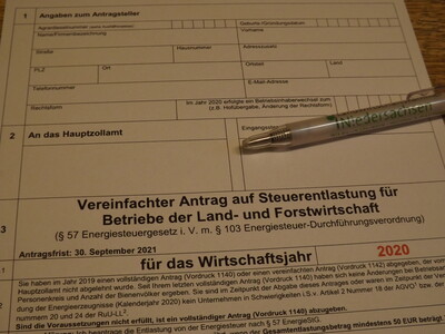 Agrardieselantrag