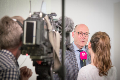 Pressekonferenz der Landesvertretung der Handwerkskammern Niedersachsen e.V. (LHN) und der Landwirtschaftskammer Niedersachsen (LWK) am 24.06.2024 in Hannover-Ahlem zu gemeinsamen Handlungsempfehlungen zur St&auml;rkung des l&auml;ndlichen Raumes.