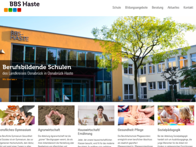 Screenshot Homepage BBS Haste - © Andrea Meyer Screenshot Homepage BBS Haste