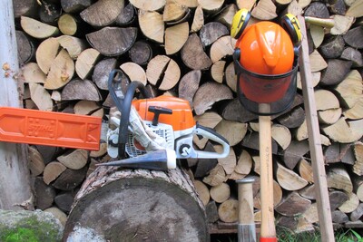 Brennholz-Saison Ausrüstung