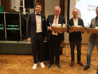 Die Referenten im Meisterkurs mit Jan Philipp Gr&ouml;ne: Franz-Josef Schoo, Dr. Georg Teepker und Gerd Hermeling