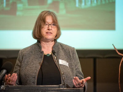 Frauke Patzke, Staatssekret&auml;rin im nieders&auml;chsischen Agrarministerium, auf dem Gesellschaftsabend der Landwirtschaftskammer Niedersachsen am 19.11.2025 in Oldenburg.