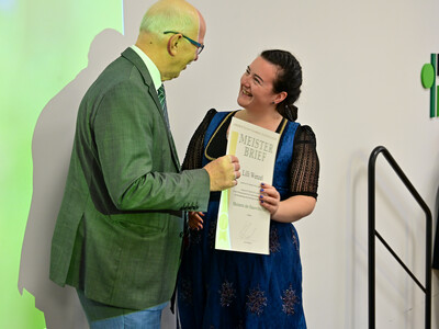 &Uuml;bergabe Meisterbriefe Hauswirtschaft 2025 in Hannover