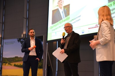 Eröffnung mit Sven Foppe und Gerhard Schwetje