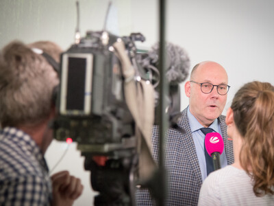 Pressekonferenz der Landesvertretung der Handwerkskammern Niedersachsen e.V. (LHN) und der Landwirtschaftskammer Niedersachsen (LWK) am 24.06.2024 in Hannover-Ahlem zu gemeinsamen Handlungsempfehlungen zur St&auml;rkung des l&auml;ndlichen Raumes.