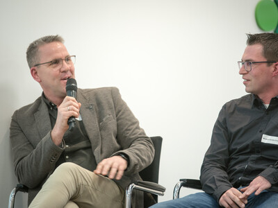 Abschlussveranstaltung für das Projekt 'TerZ - Einsatz torfreduzierter Substrate im Zierpflanzenbau' am 23.03.2023 in Hannover-Ahlem.