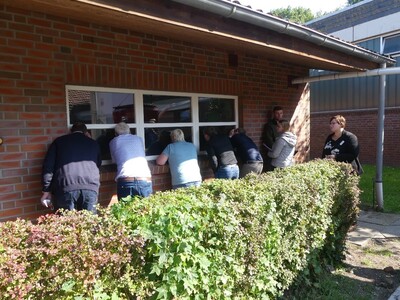 Stallführung an der Versuchsstation Wehnen - © Regine Revermann Stallführung an der Versuchsstation Wehnen