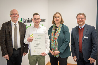 Ehrung der jahrgangsbesten Absolvent/-innen in der Aus- und Fortbildung 2025 am 11.02.2026 in Hannover.