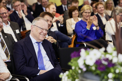 Ministerpr&auml;sident Stephan Weil w&auml;hrend des Festakts zum 125-j&auml;hrigen Bestehen der Landwirtschaftskammer Niedersachsen am 21.05.2024 in Hannover-Ahlem.