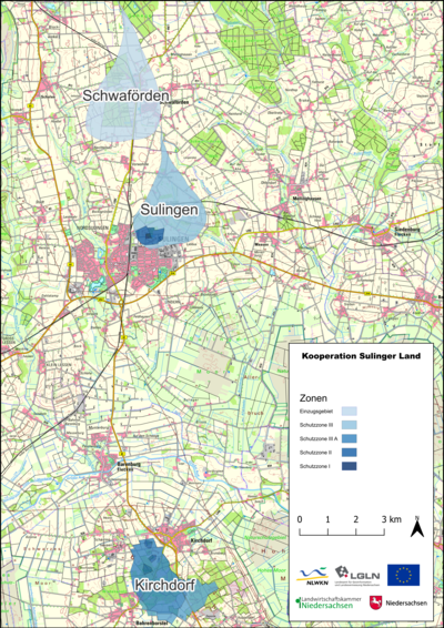 Karte Gewässerschutzkooperation Sulinger Land