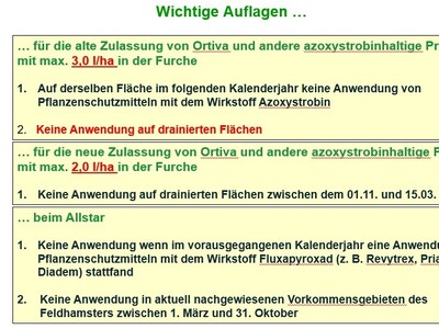 Wichtige Auflagen - © Jürgen Pickny Wichtige Auflagen