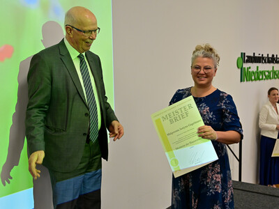 &Uuml;bergabe Meisterbriefe Hauswirtschaft 2025 in Hannover