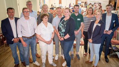 V.l.: Dr. Harm Dr&uuml;cker, Benedikt Kappelsberger (Alzchem), Lars Broer, Nils Rehmann (LANUK), Dr. Gabriele Borghardt (UBA), Thorsten Becker, Henrike Jansen, Roman M&ouml;dden, Dr. Ulrike Wolf (KTBL), Dr. Neele Dirksen, Dr. Marc-Alexander Lieboldt.