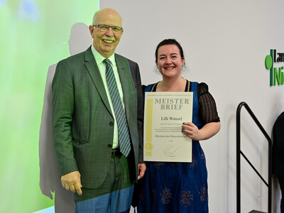 &Uuml;bergabe Meisterbriefe Hauswirtschaft 2025 in Hannover