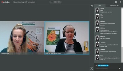 Neue Wege beschreiten: In Zeiten von Corona halten Christine Gehle und Kollegin Sabine Hoppe Seminare auch online ab. - © Christine Gehle Neue Wege beschreiten: In Zeiten von Corona halten Christine Gehle und Kollegin Sabine Hoppe Seminare auch online ab.