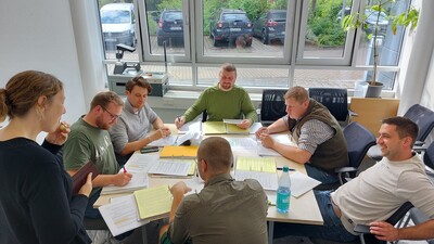 Gruppenarbeit im Meisterkurs - © Rolf Fricke Gruppenarbeit im Meisterkurs