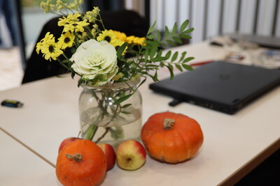 Herbstliche Dekoration