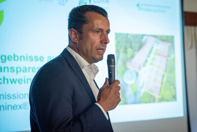 Technik-Fachbereichsleiter Dr. Harm Dr&uuml;cker auf der Tagung 'Emissionen aus der Tierhaltung' am 23.06.2026 in Verden.