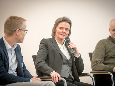 Abschlussveranstaltung für das Projekt 'TerZ - Einsatz torfreduzierter Substrate im Zierpflanzenbau' am 23.03.2023 in Hannover-Ahlem.