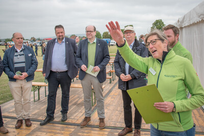 Tag zwei der Feldtage der Landwirtschaftskammer Niedersachsen am 02.06.2023 auf der Versuchsstation Poppenburg in Nordstemmen (Kreis Hildesheim).