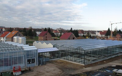 Neues Versuchsgew&auml;chshaus in Hannover-Ahlem