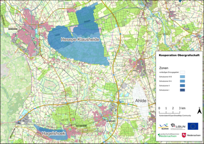 Karte Gewässerschutzkooperation Obergrafschaft