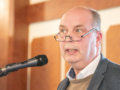 Kammer-Vizepr&auml;sident Manfred Tannen w&auml;hrend der 16. Biogastagung in Verden.