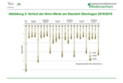 Abb. 2 Nmin Gehalte Obershagen