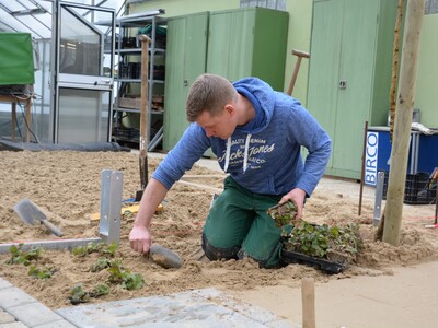 Tobias Jensen während der Fremdbewertung LVG Rostrup