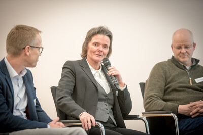 Abschlussveranstaltung für das Projekt 'TerZ - Einsatz torfreduzierter Substrate im Zierpflanzenbau' am 23.03.2023 in Hannover-Ahlem.