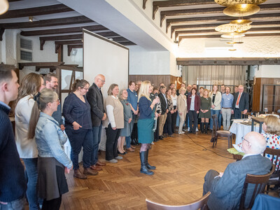 Verabschiedung des Osnabr&uuml;cker Bezirksstellenleiters Ludger Bernhold am 27.02.2026 in Bohmte.