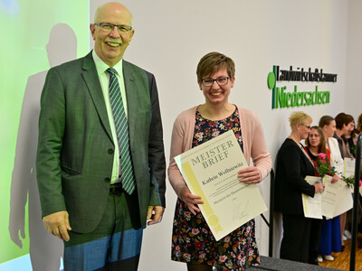 &Uuml;bergabe Meisterbriefe Hauswirtschaft 2025 in Hannover