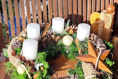 stimmungsvoller Adventskranz