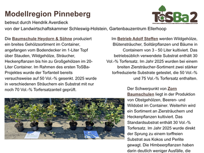 Demonstrationsbetriebe der Modellregion Pinneberg