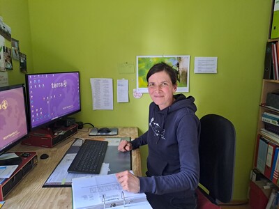 Judith Grotepaß im Agrarbüro