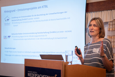 Dr. Ulrike Wolf (KTBL) als Referentin der Tagung 'Emissionen aus der Tierhaltung' am 23.06.2026 in Verden.