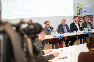 Ernte-Pressekonferenz der Landwirtschaftskammer Niedersachsen am 18.09.2025 in Hannover-Ahlem.