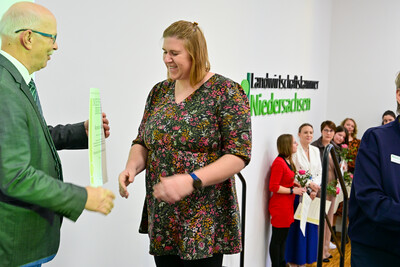 &Uuml;bergabe Meisterbriefe Hauswirtschaft 2025 in Hannover