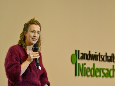 Christine Gehle, Beraterin der LWK-Bezirksstelle Osnabrück, moderierte die Fachtagung in Hannover-Ahlem.