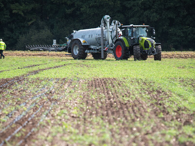 Maschinenvorf&uuml;hrung G&uuml;lletechnik Nortrup 2025