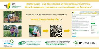 Bestäubungs- und Trachtbörse Postkarte