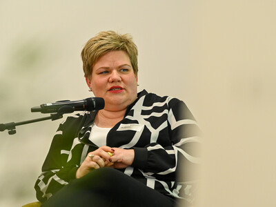 Iris Tapphorn auf der Fachtagung 'Frauen in der Landwirtschaft - Mut tut gut!'