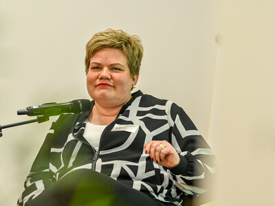 Iris Tapphorn auf der Fachtagung 'Frauen in der Landwirtschaft - Mut tut gut!'