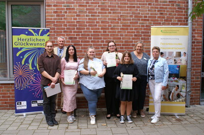 Absolventen und Absolventinnen Hauswirtschafter/in